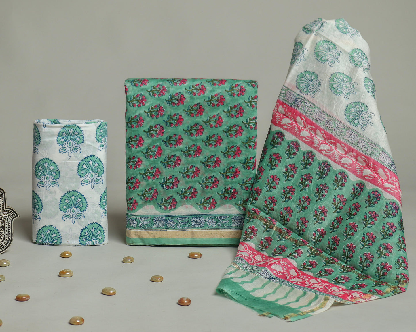 Chanderi Silk Suit Set