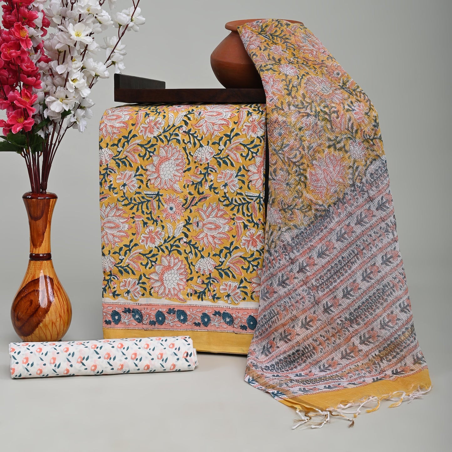 KOTA DORIYA DUPATTA COTTON SUIT