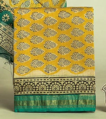 Maheshwari Silk Suit Set