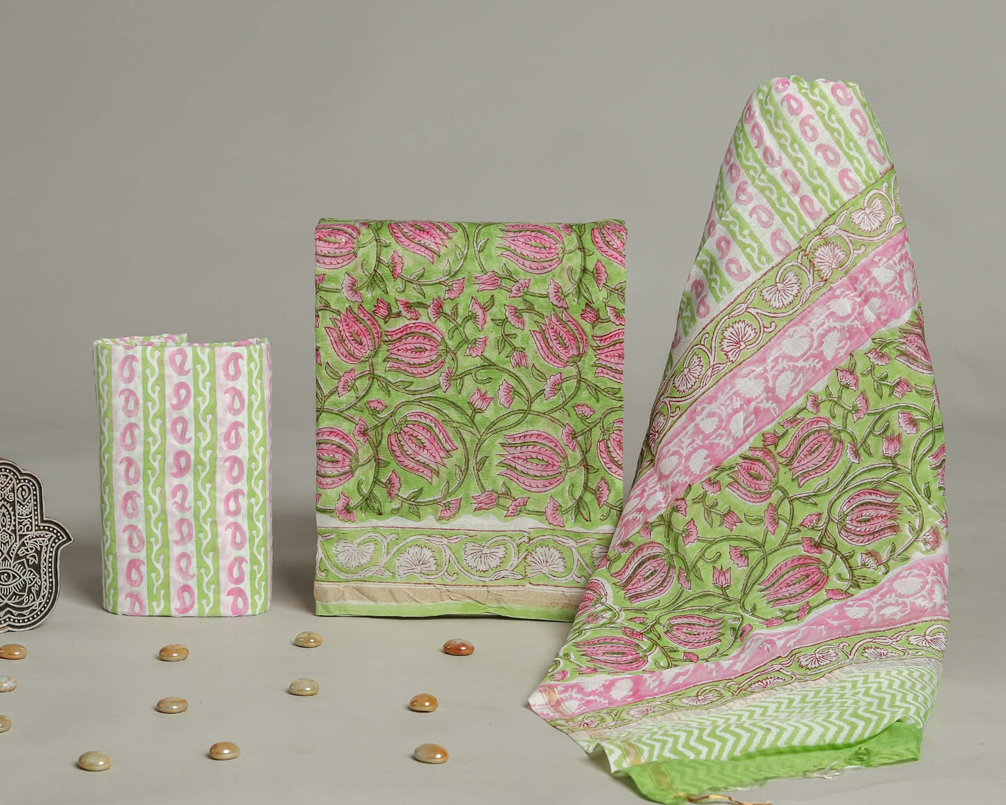 Chanderi Silk Suit Set