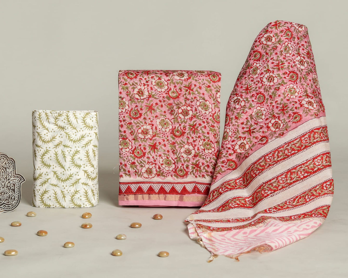 Chanderi Silk Suit Set