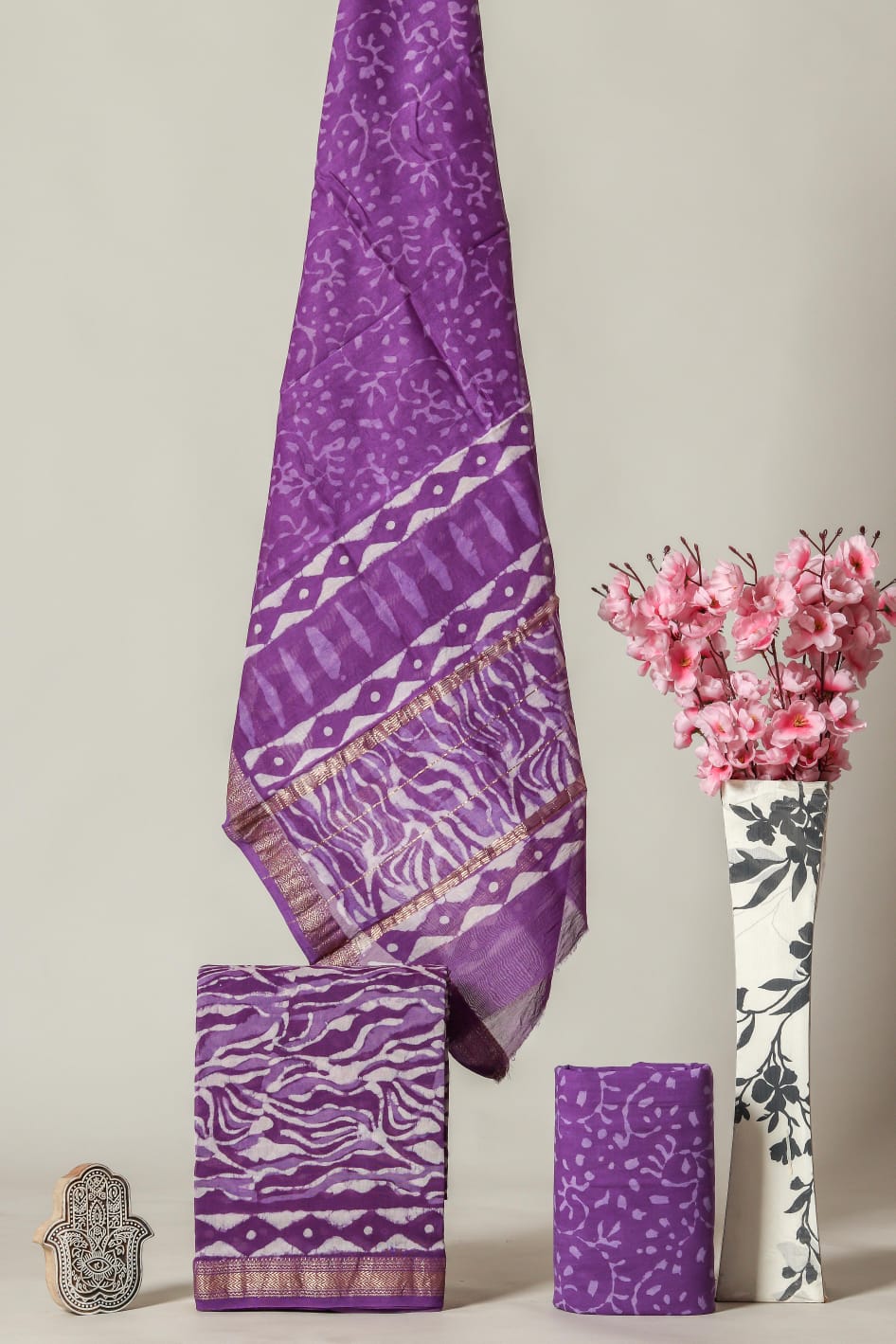 Maheshwari Silk Suit Set