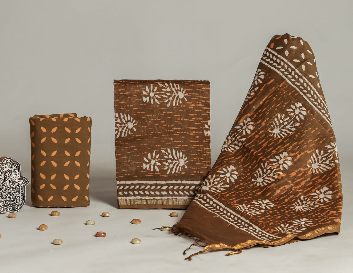 Chanderi Silk Suit Set