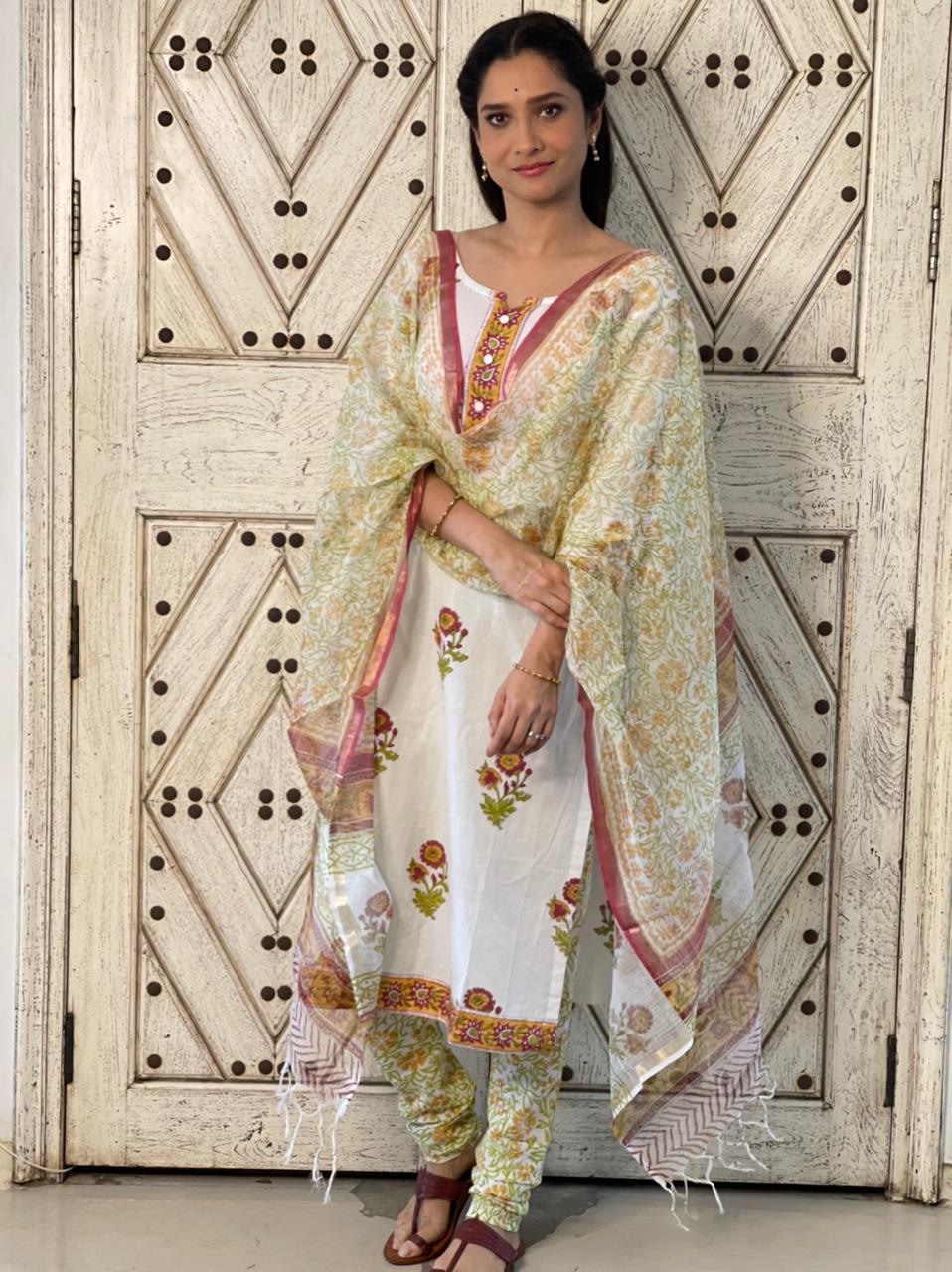 KOTA DORIYA DUPATTA COTTON SUIT