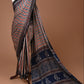 PURE CUPRO MODAL SAREE – AUTHENTIC AJRAKH HANDBLOCK PRINT