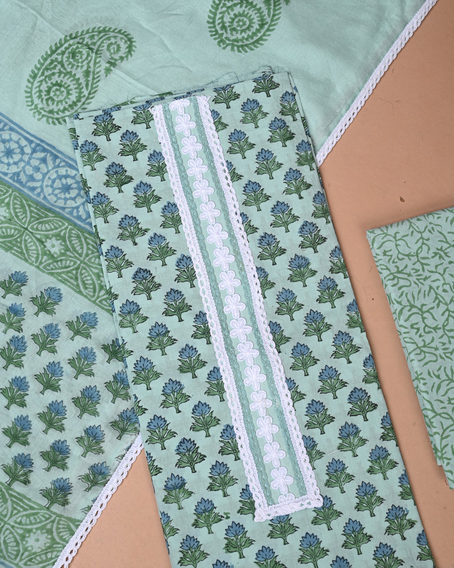 COTTON WORK SUIT SET
