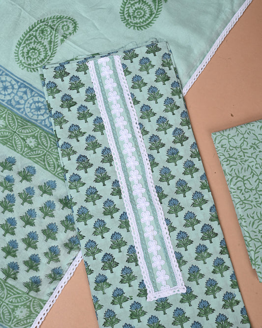 COTTON WORK SUIT SET