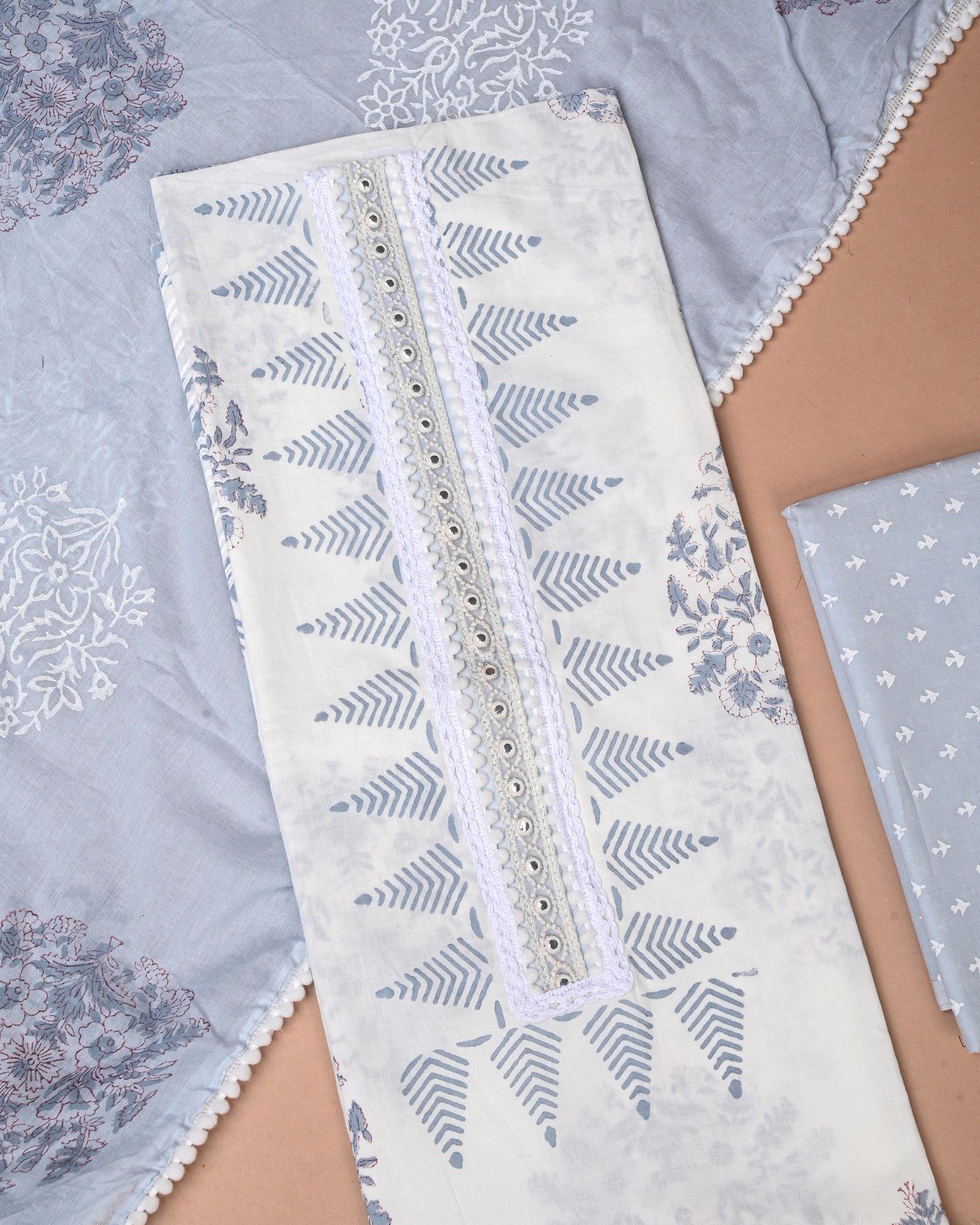 COTTON WORK SUIT SET