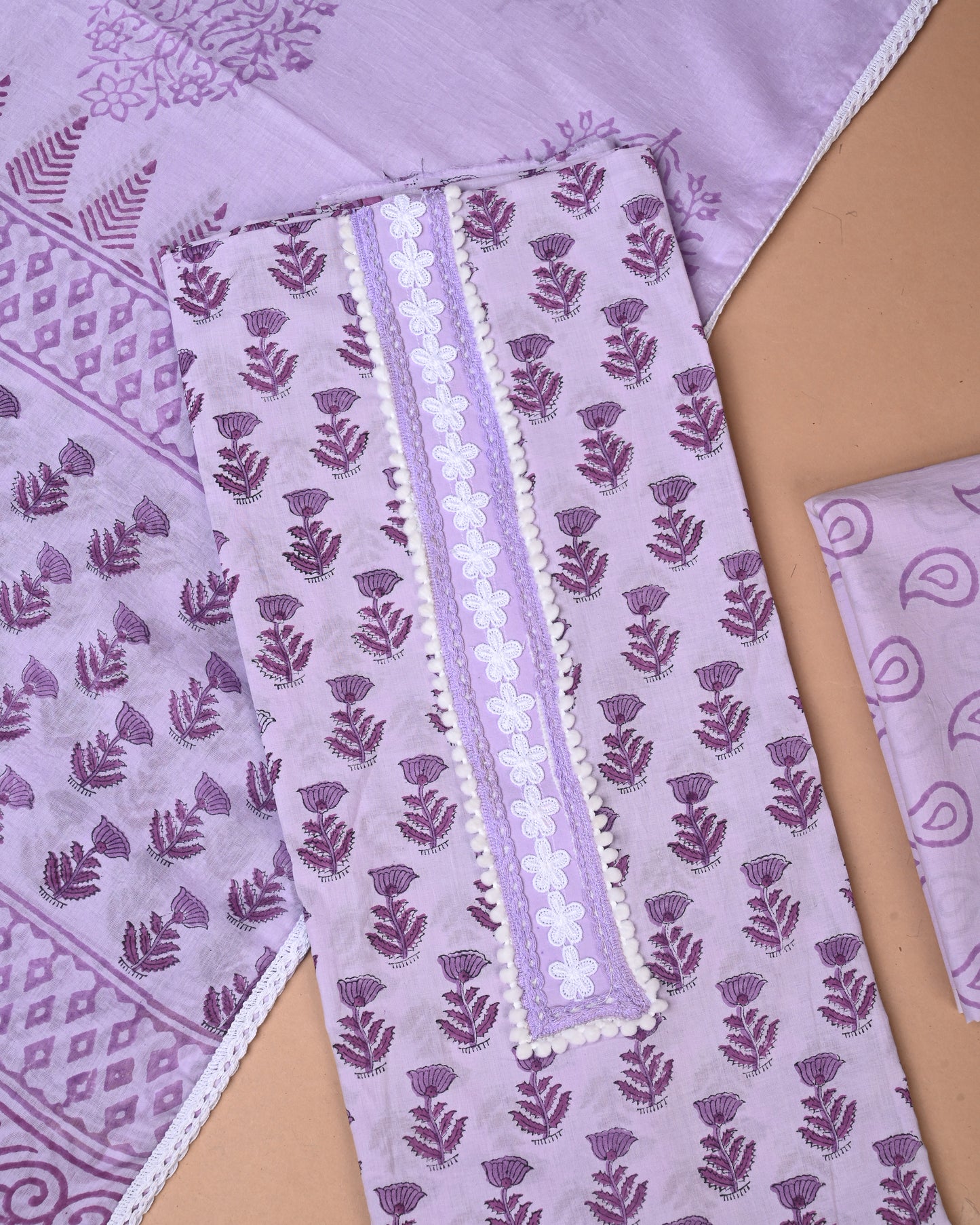 COTTON WORK SUIT SET