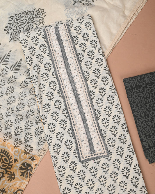 COTTON WORK SUIT SET