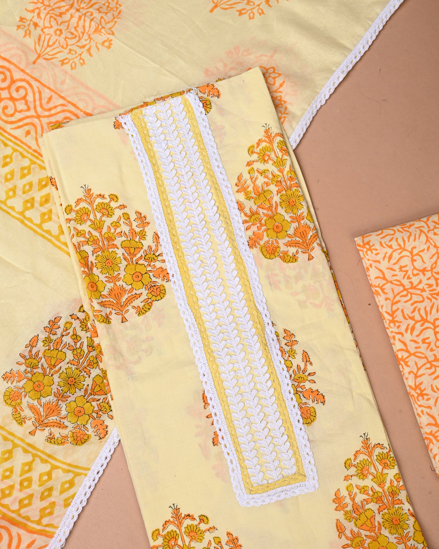 COTTON WORK SUIT SET