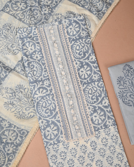 COTTON WORK SUIT SET