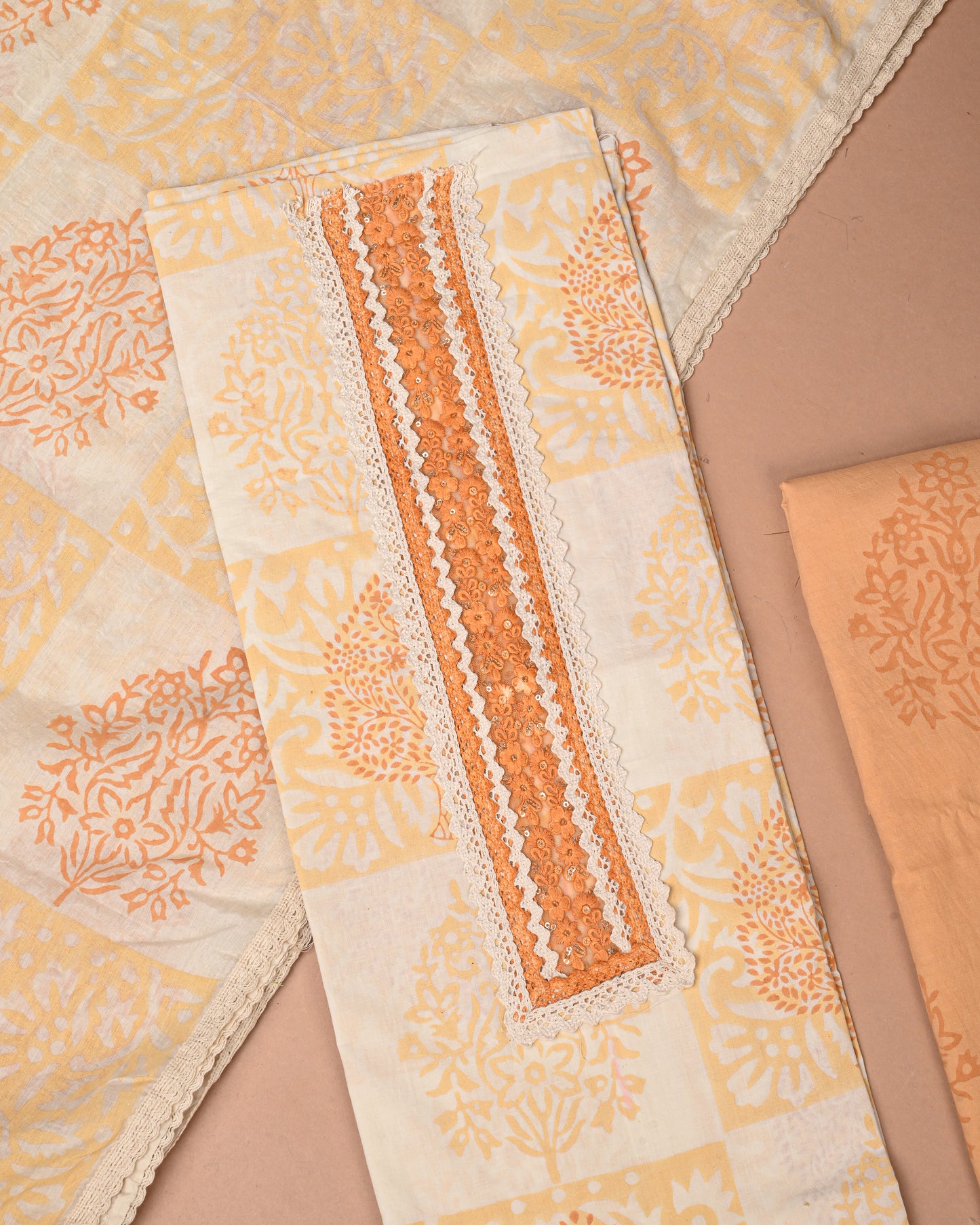 COTTON WORK SUIT SET