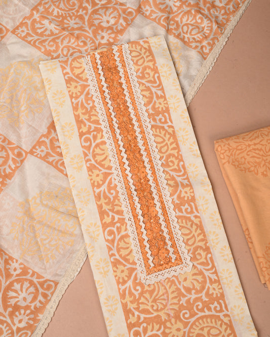 COTTON WORK SUIT SET