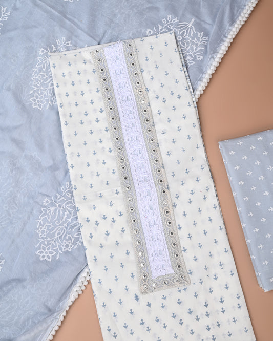 COTTON WORK SUIT SET
