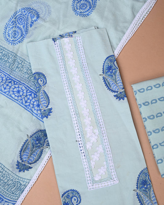 COTTON WORK SUIT SET