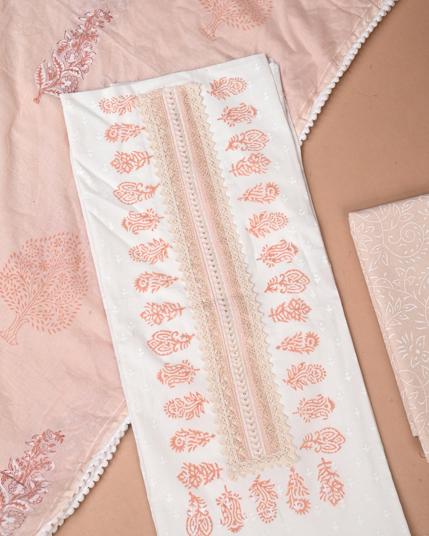 COTTON WORK SUIT SET
