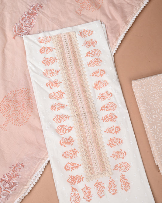 COTTON WORK SUIT SET