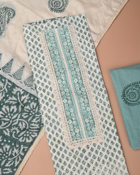 COTTON WORK SUIT SET