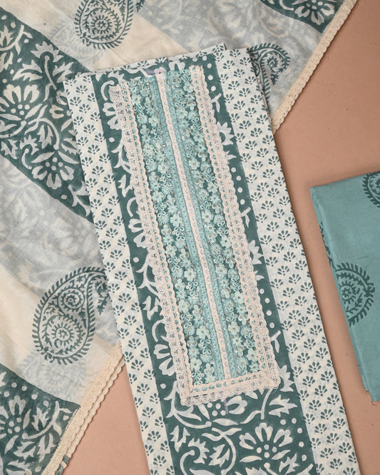 COTTON WORK SUIT SET