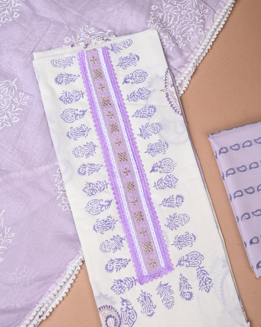 COTTON WORK SUIT SET