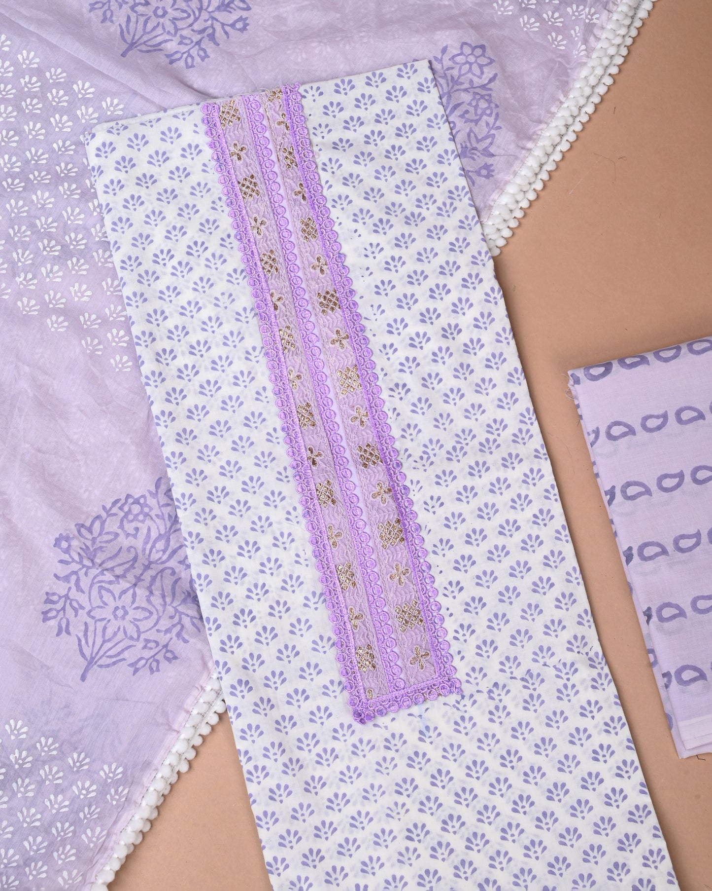 COTTON WORK SUIT SET