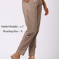 GREY COTTON PANT FOR WOMEN