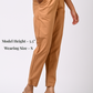 COFFEE COTTON PANT FOR WOMEN