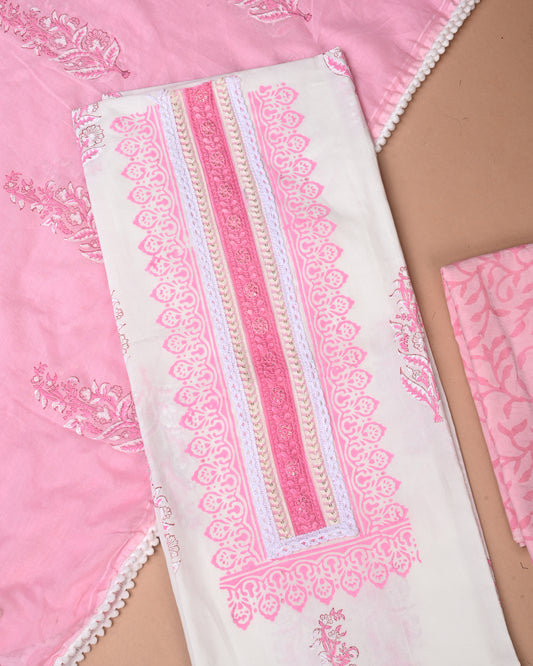 COTTON WORK SUIT SET