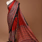 PURE CUPRO MODAL SAREE – AUTHENTIC AJRAKH HANDBLOCK PRINT