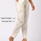 WHITE COTTON PANT FOR WOMEN