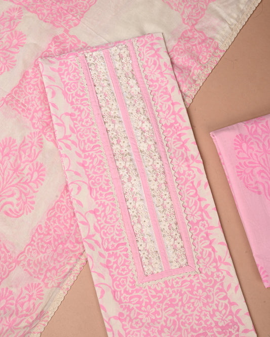 COTTON WORK SUIT SET