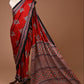 PURE CUPRO MODAL SAREE – AUTHENTIC AJRAKH HANDBLOCK PRINT