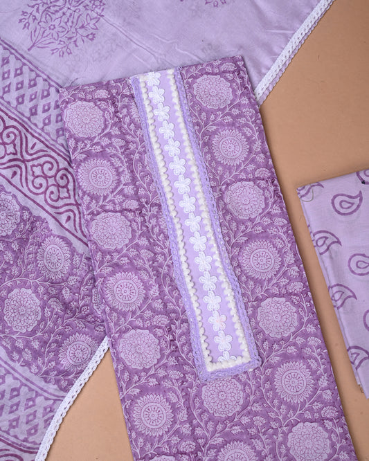 COTTON WORK SUIT SET