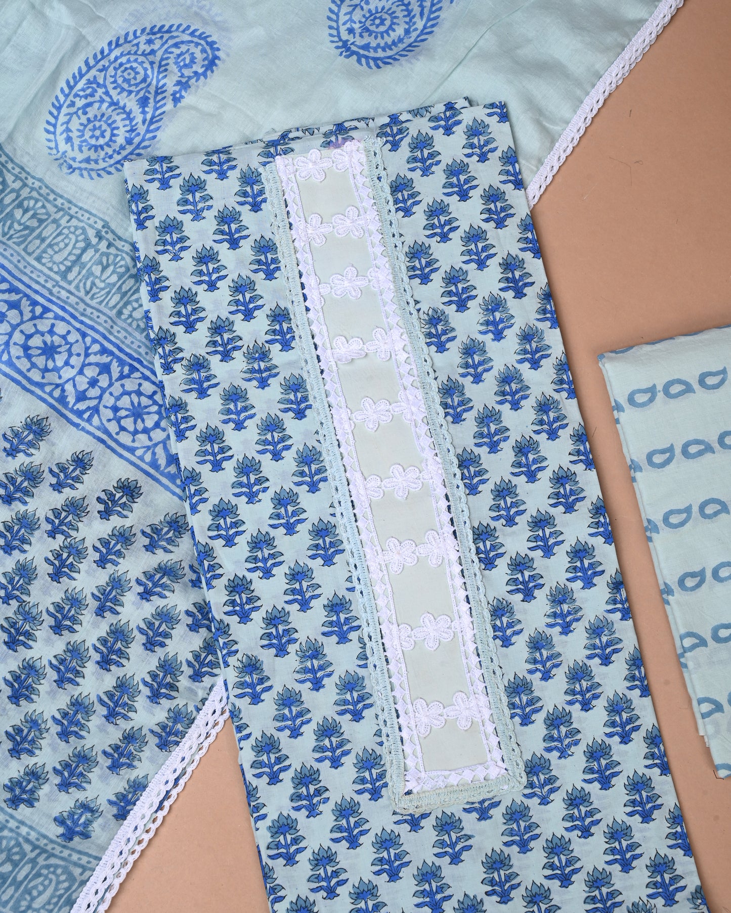 COTTON WORK SUIT SET