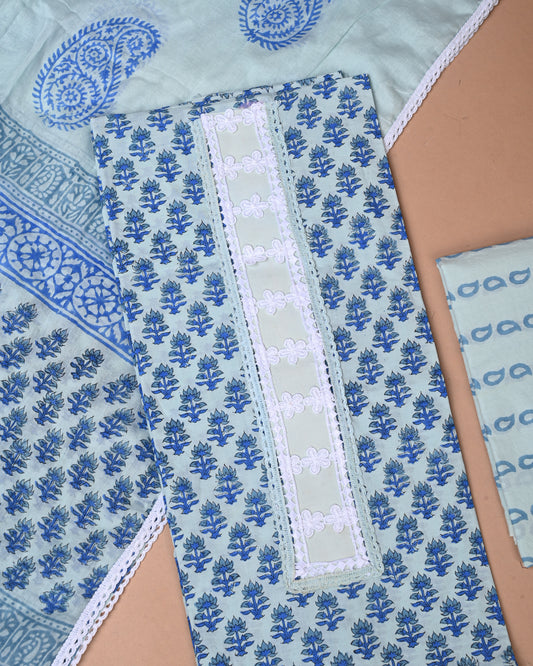 COTTON WORK SUIT SET