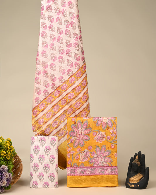 Maheshwari Silk Suit Set