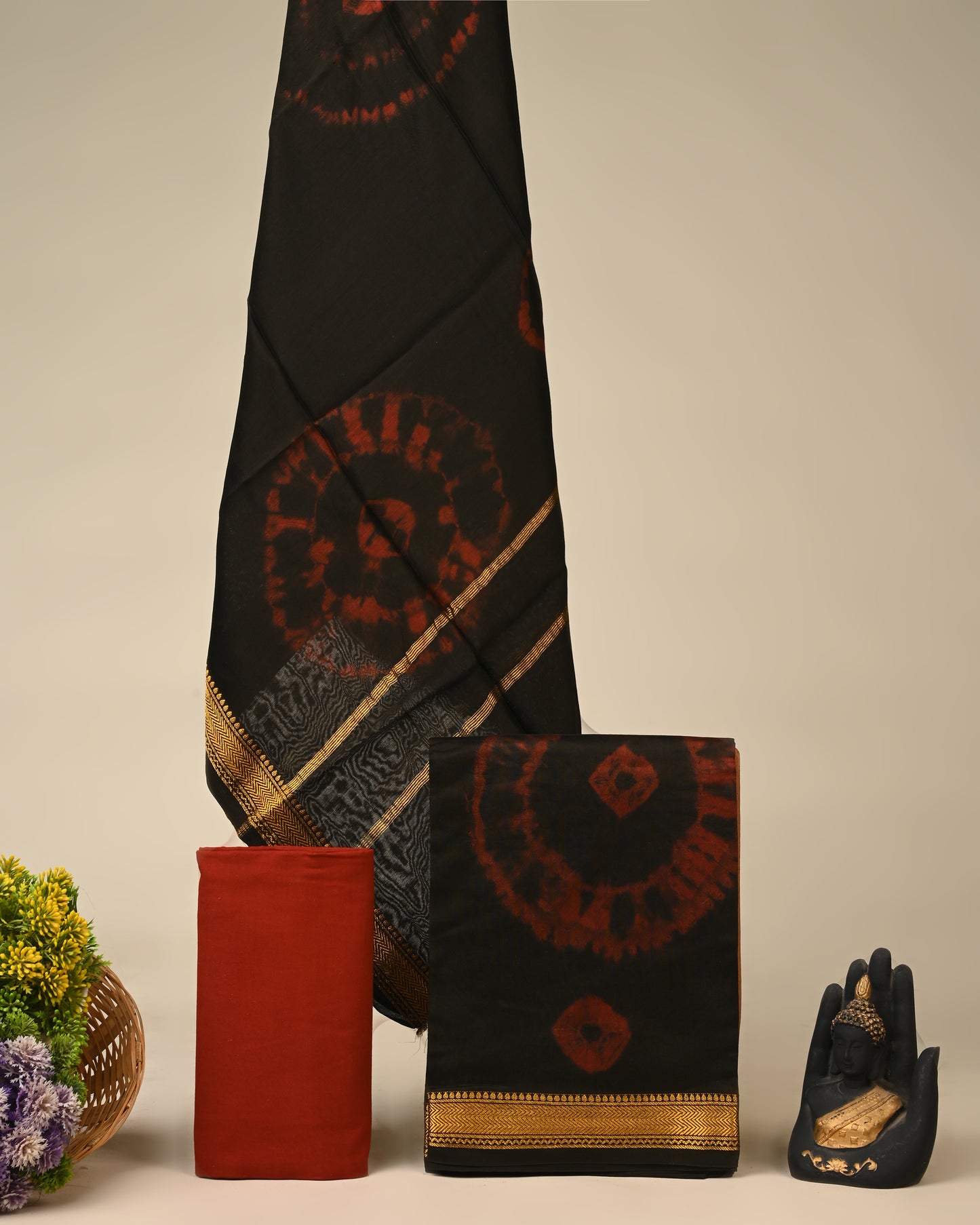 Maheshwari Silk Suit Set