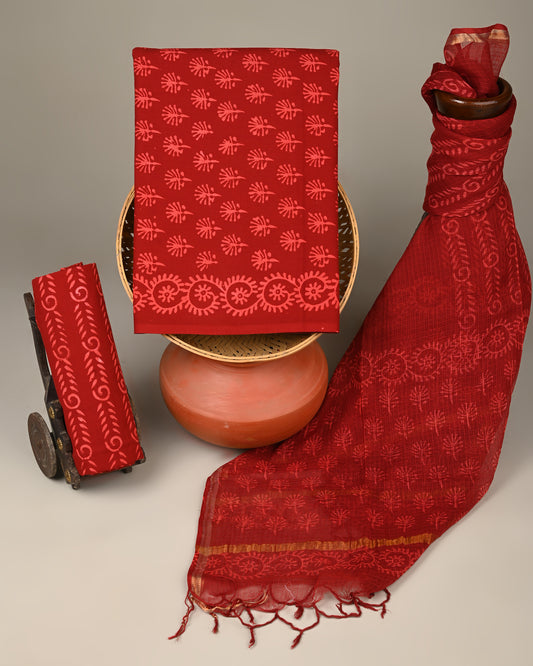 KOTA DORIYA DUPATTA COTTON SUIT