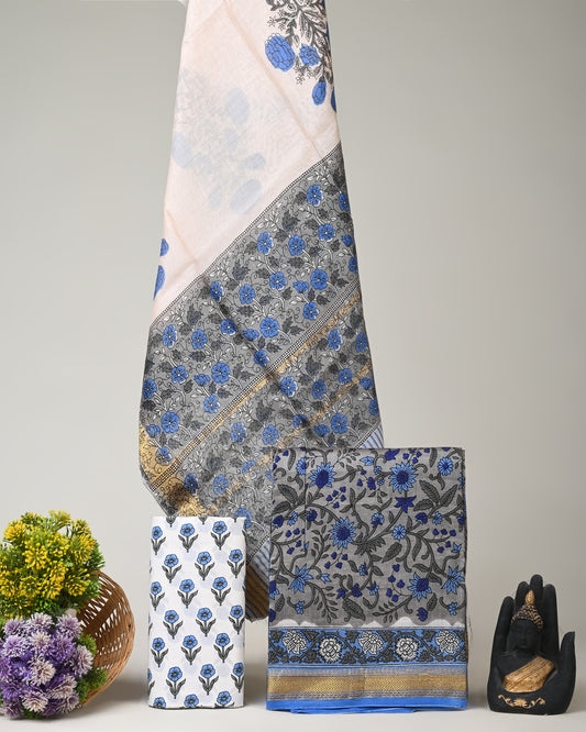 Maheshwari Silk Suit Set