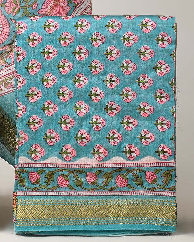 Maheshwari Silk Suit Set