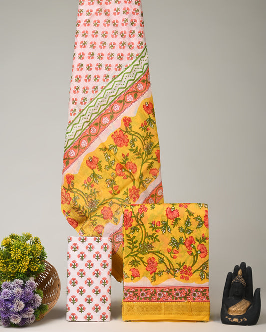 Maheshwari Silk Suit Set