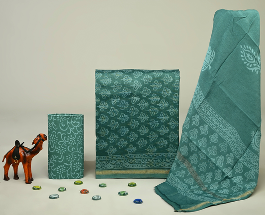 Chanderi Silk Suit Set