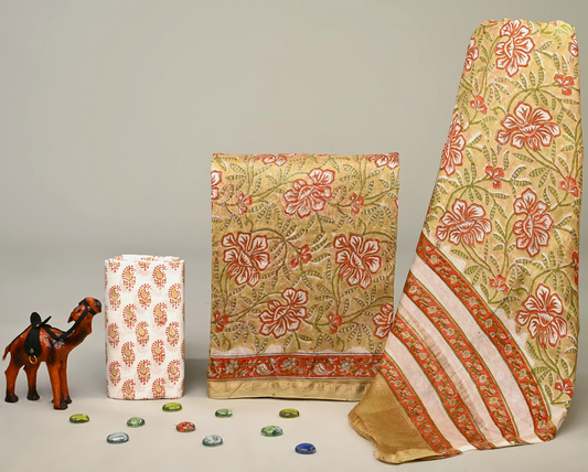 Chanderi Silk Suit Set