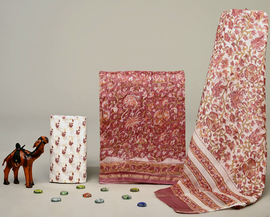 Chanderi Silk Suit Set