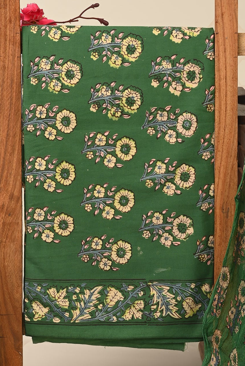 CHIFFON DUPATTA COTTON SUIT
