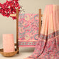 CHIFFON DUPATTA COTTON SUIT
