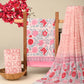 CHIFFON DUPATTA COTTON SUIT