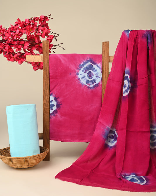 CHIFFON DUPATTA COTTON SUIT