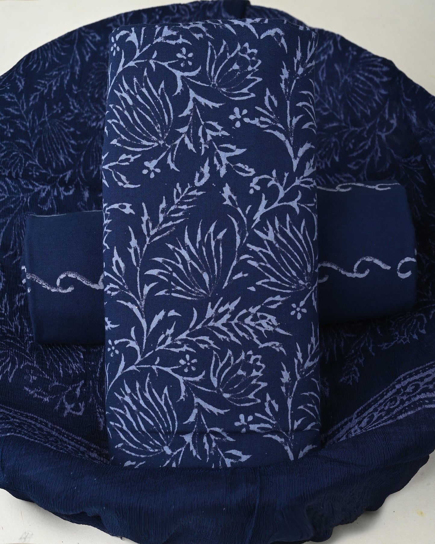 CHIFFON DUPATTA COTTON SUIT